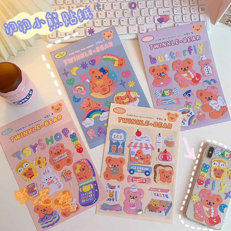 Twinkle Bear Sticker