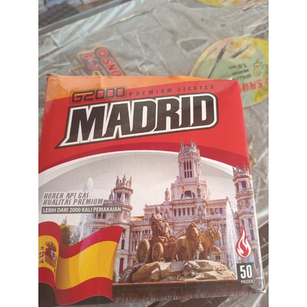 KOREK API G2000 BARA MADRID 50PCS