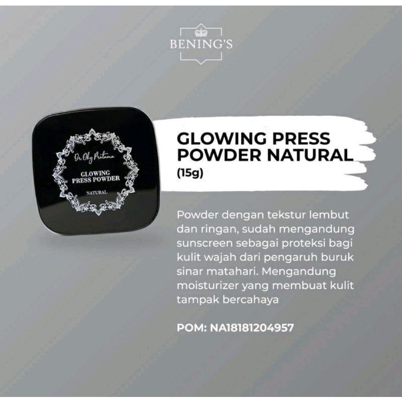 

GLOWING PRESS POWDER NATURAL | BENING'S SKINCARE