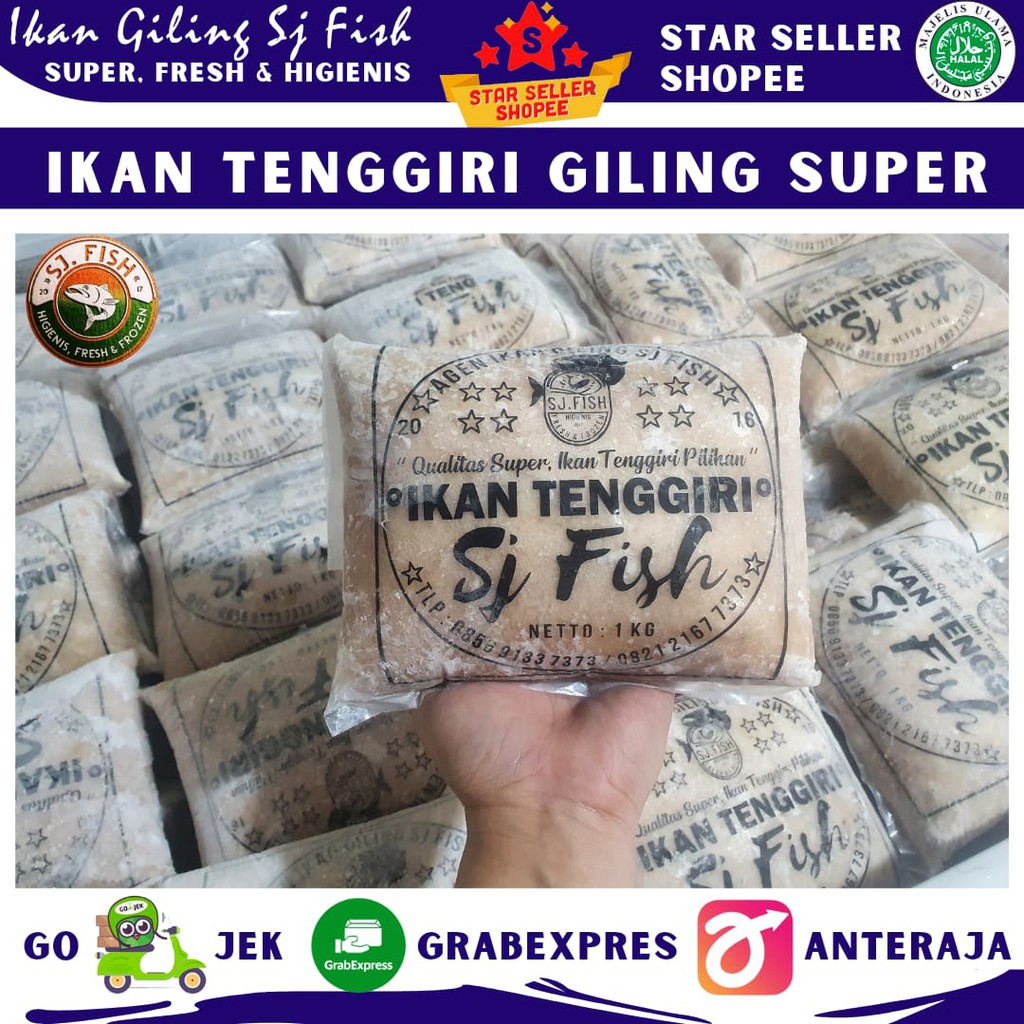

DAGING TENGGIRI GILING PIPIH/ KAWANG/ GEPENG/ CEWEK