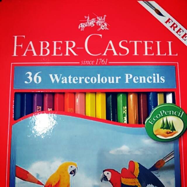 

Pensil Warna Cat Air Faber-Castell Watercolour pencil 36 warna