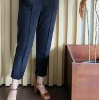 ♚ Celana Doty Basic Pants Bahan scuba latex HQ ☻