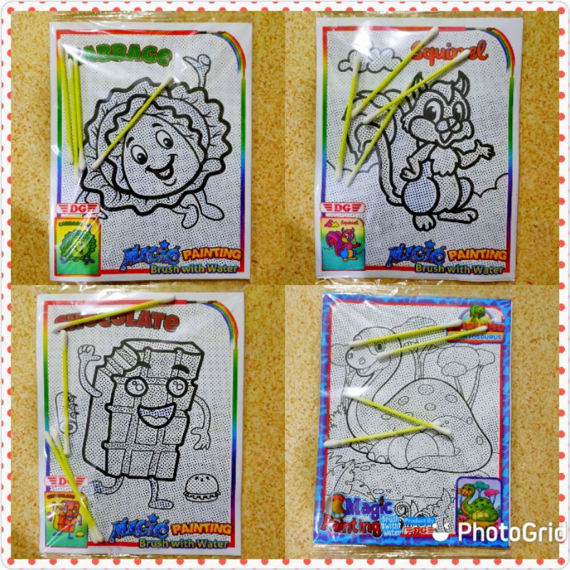 mainan edukasi anak mewarnai magic painting / mewarnai / mainan edukasi anak / mainan anak murah