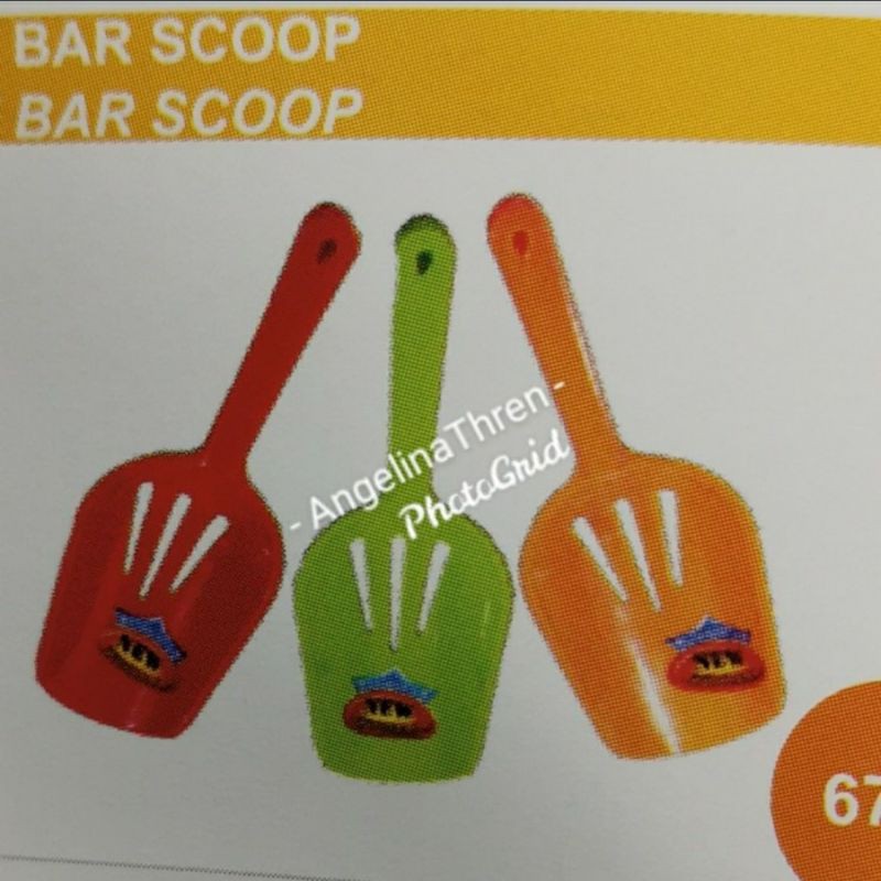 Scoop Ice Bar - Sekop es Plastik bolong - Skop es Plastik gagang