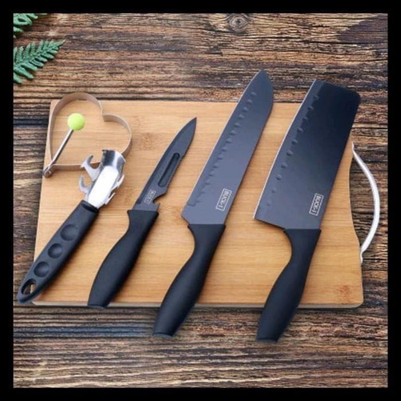 PISAU SET PREMIUM BUCK-I KNIFE serbaguna daging