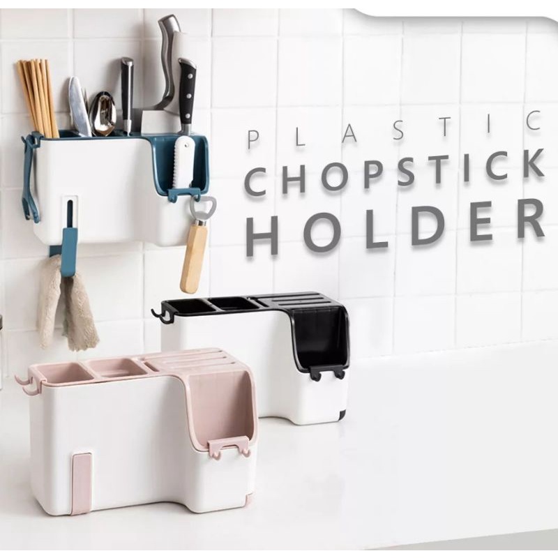 Cutlery and Kitchen Tool Holder (Pink)