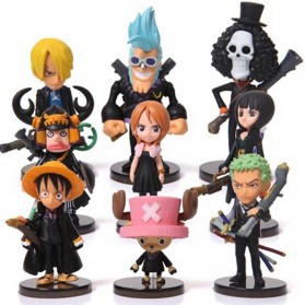 Action Figure One Piece 9 PCS / one piece set figure mdl 65