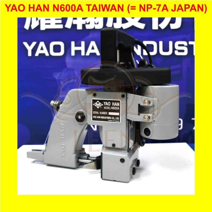 Mesin Jahit Karung YAO HAN N600A Taiwan Sekelas NLI NP-7A Japan LEEN