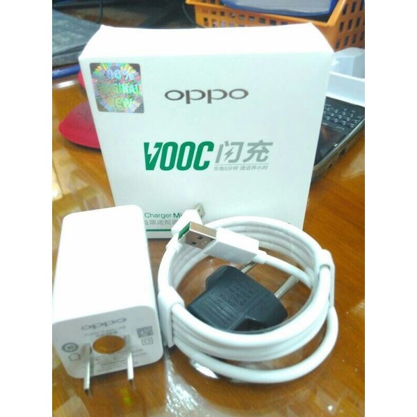 DISKON!! CHARGER CASAN OPPO FAST CHARGING VOOC ORIGINAL 100% OPPO