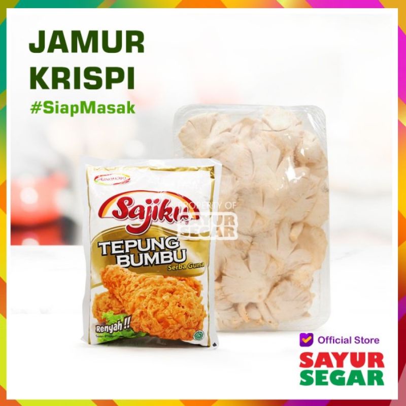 

paket jamur krispi crispy siap masak banyak