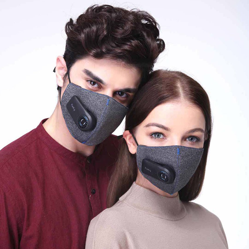 PURELY Masker Anti Polusi Virus Corona KN95 PM2.5 Rechargeable Filter