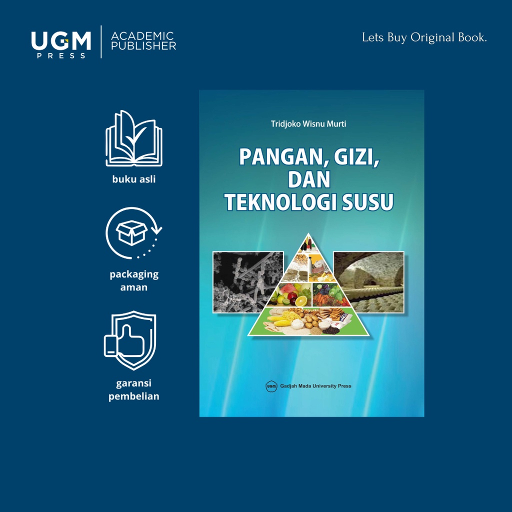 UGM Press Buku Original Pangan, Gizi,  dan Teknologi Susu
