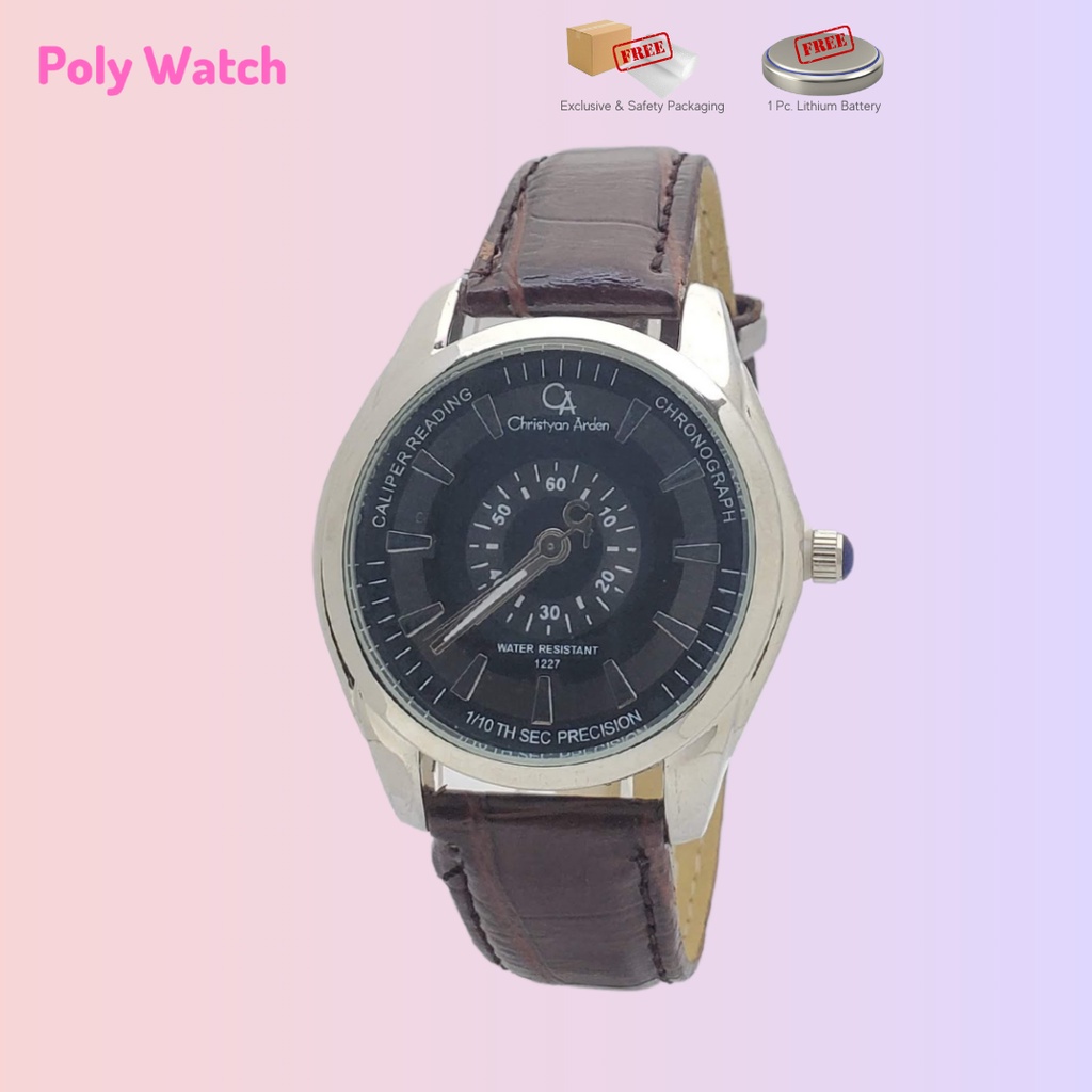 Jam Tangan Fashion Pria Kulit Christyan Arden Original CA3118