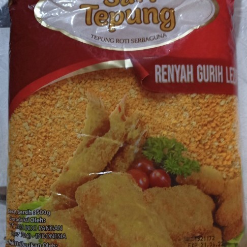 TEPUNG ROTI panir KASAR nugget bread crumbs Sari tepung mix 500 gram