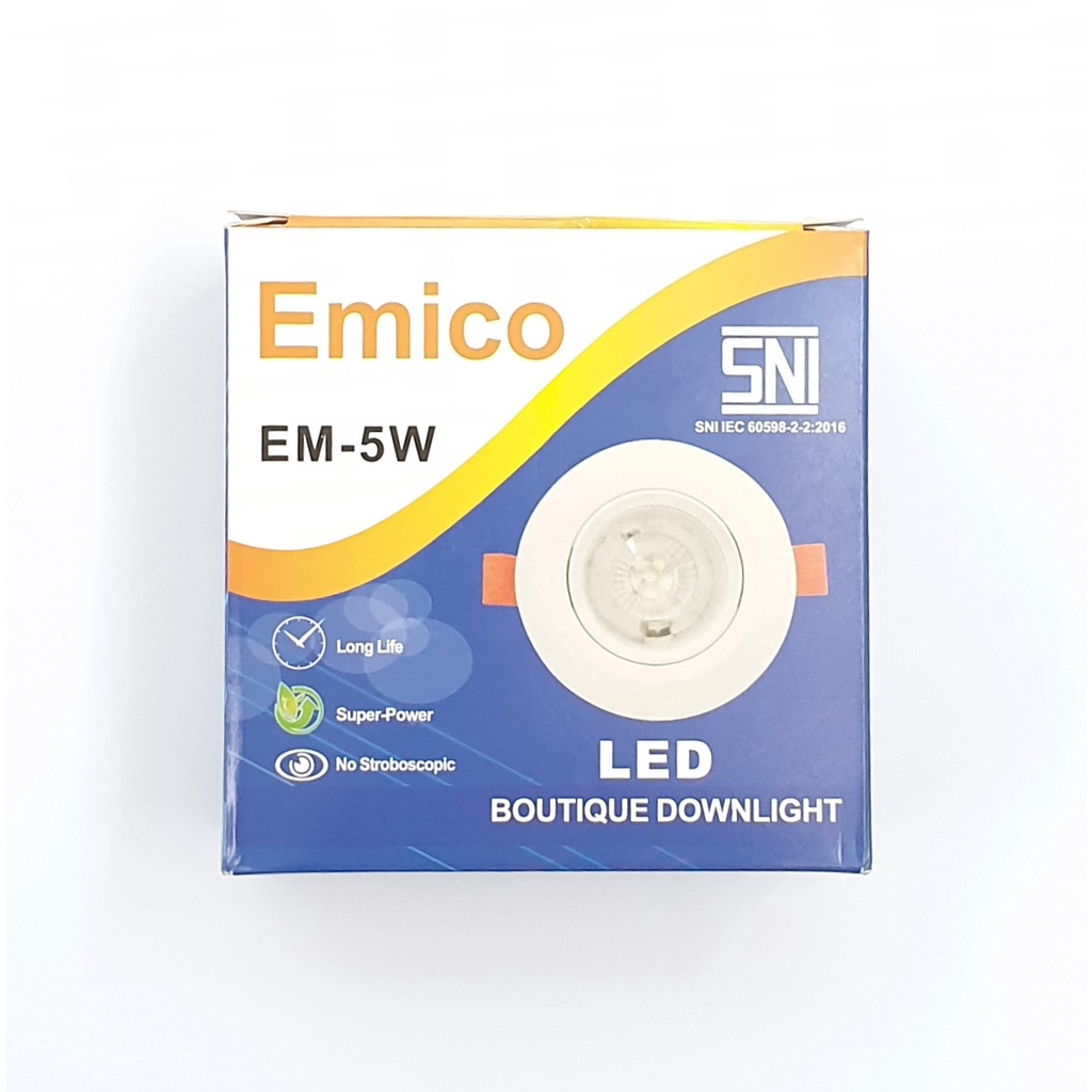 Emico 5w KUNING IB Down Light IB Spot Led Spotlight Lampu Sorot Cahaya Kuning