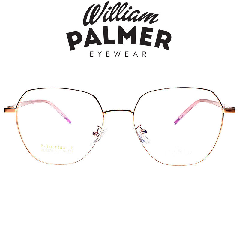 William Palmer Kacamata Pria Wanita Titanium 8375 C2 Gold