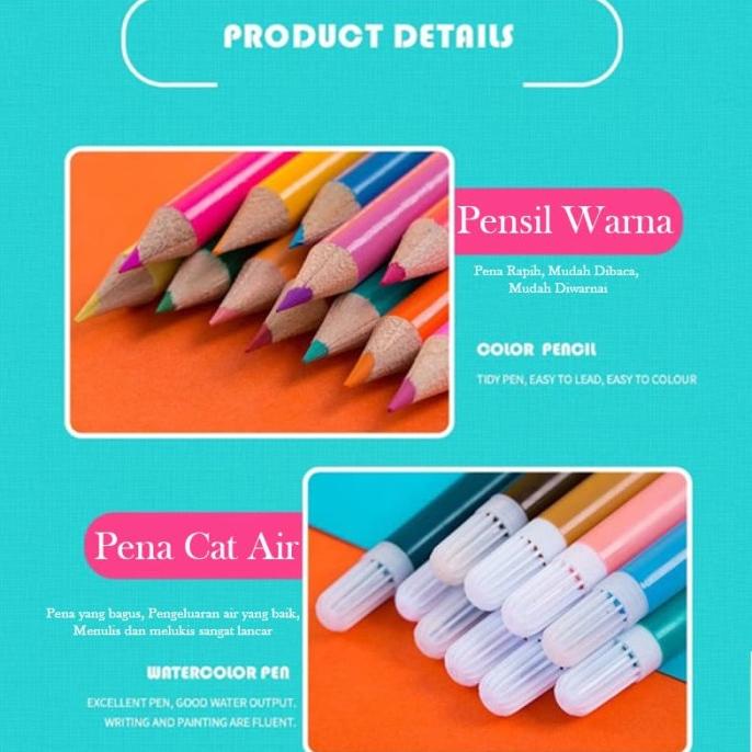 

Set Menggambar dan Mewarnai Anak Full Color