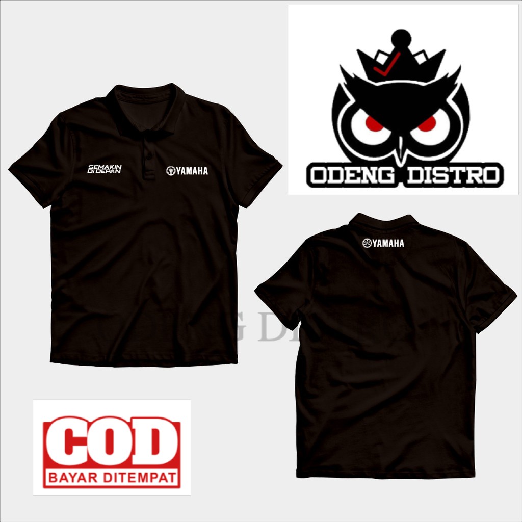 Polo Shirt Kaos Polo Yamaha Semakin Didepan Kaos Otomotif Baju Kerah Keren Distro Murah Casual Pria 