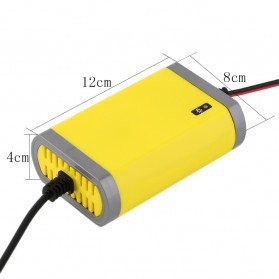 CHARGER AKI Alat Cas Aki Car Truck Motorcycle Battery Charger 12V 2A 2 Varian LED Charger Aki Motor