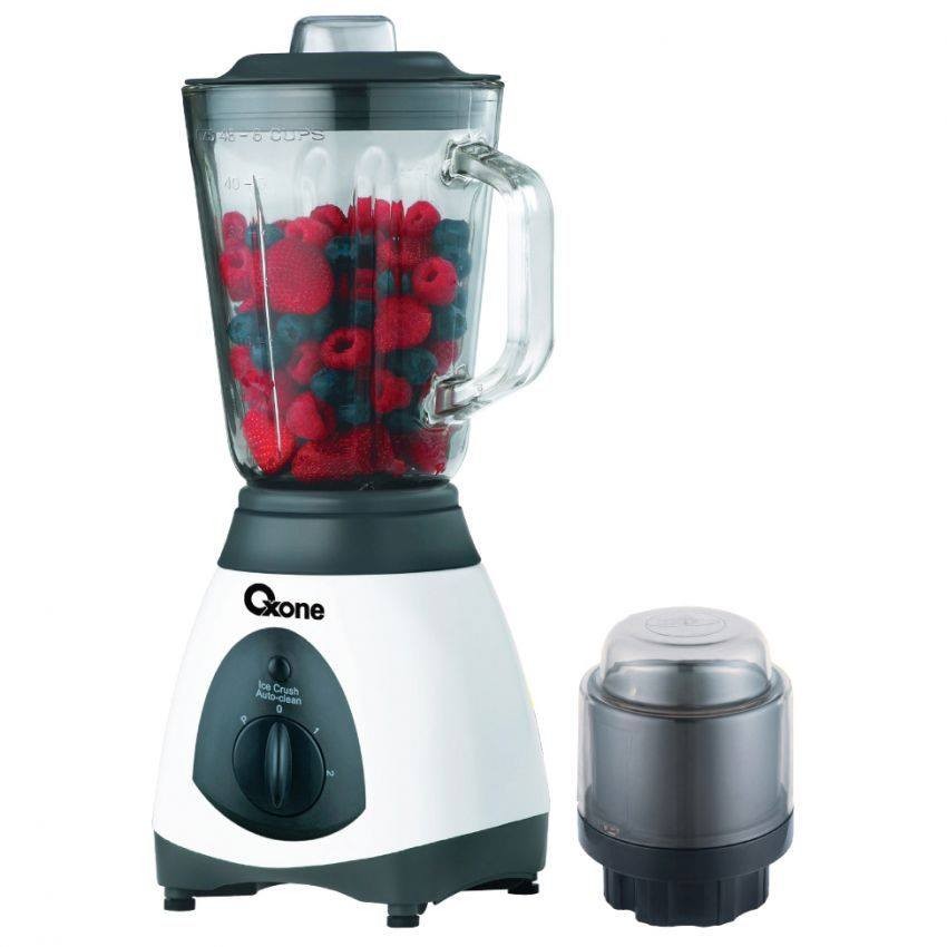 Oxone OX-864N Blender 1.5 Liter Hitam, Dengan Chopper dan Penyaring