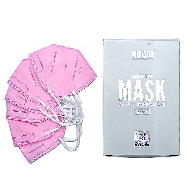 Masker KN95 Mouson isi 50pcs | Masker KN 95 Disposable Face Mask