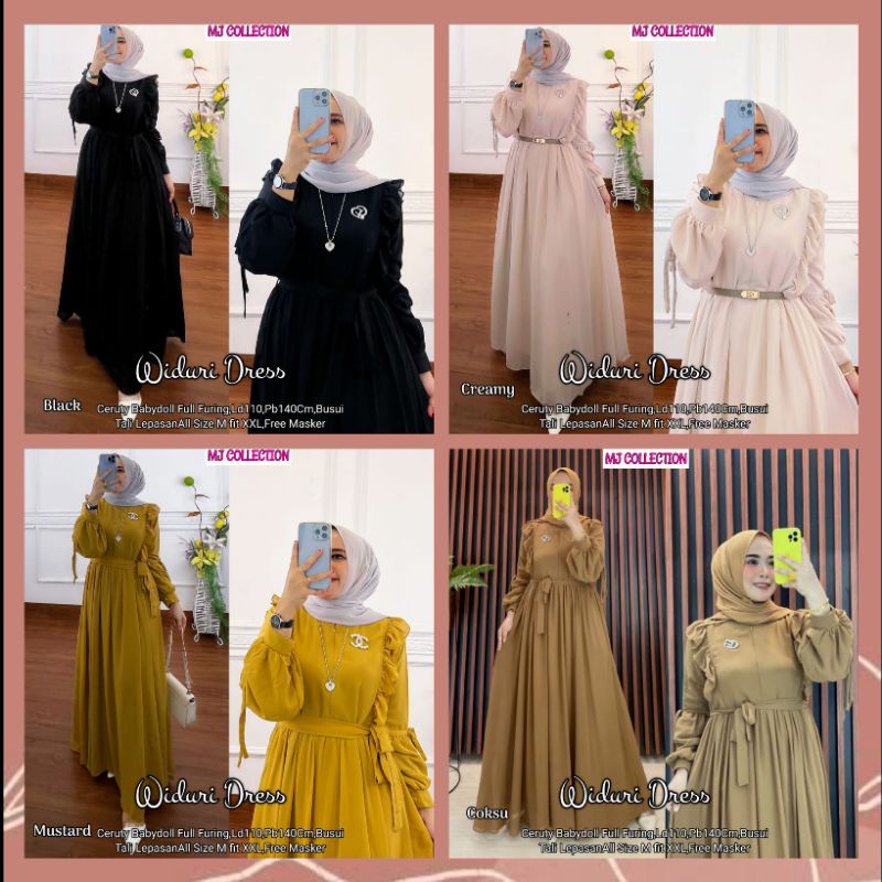 widuri dress by mj collection/gamis maxy