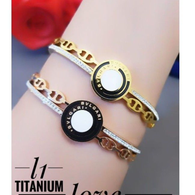 Titanium Perhiasan Gelang wanita terlaris L781