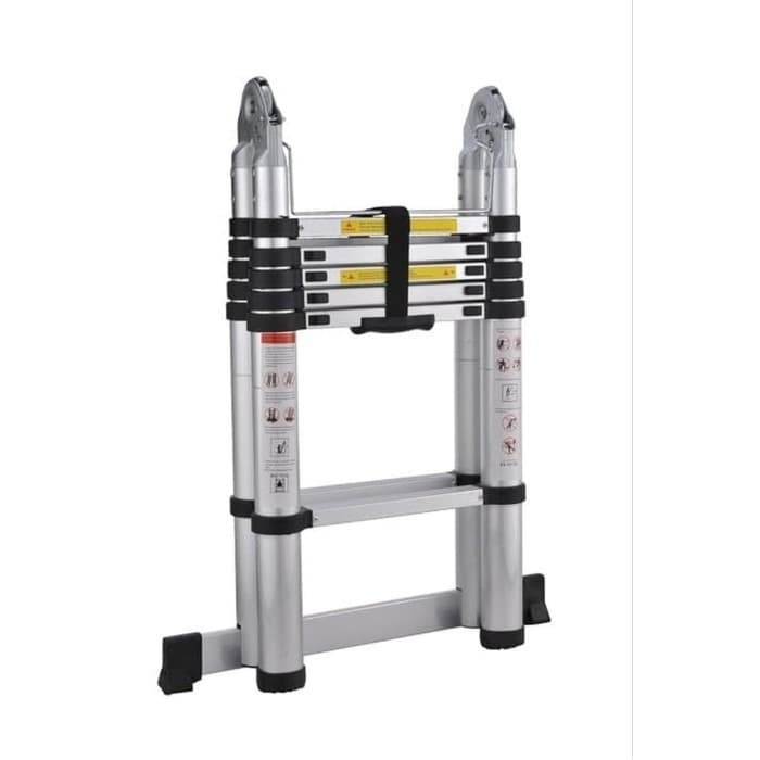 AMG Tangga Double Telescopic 5M (Aluminium Telescopic Ladder)