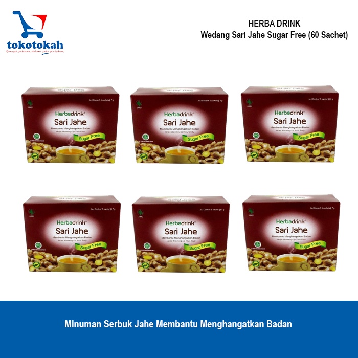 

Herbadrink Sari Jahe sugarfree produksi Konimex 6box