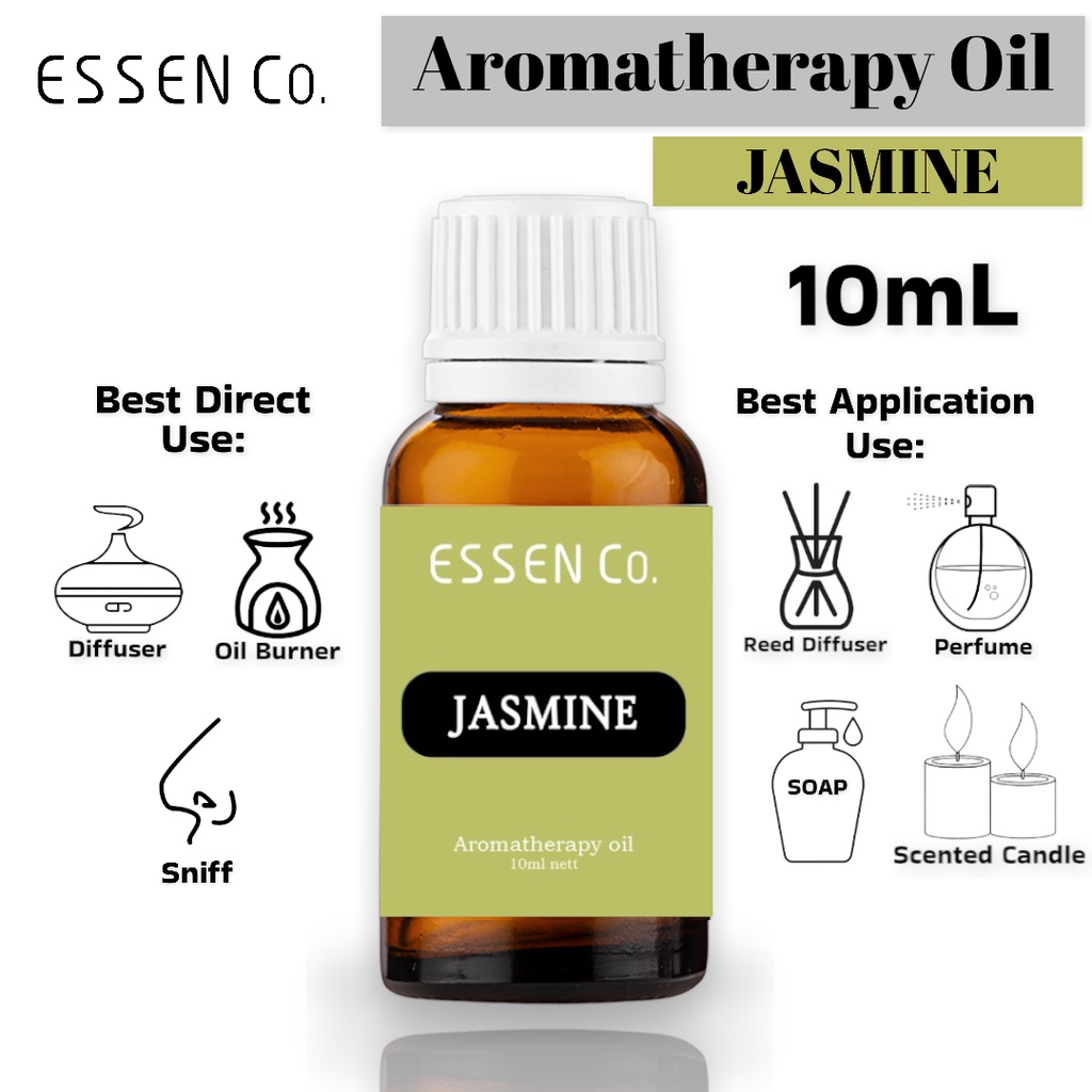 Essen Co Jasmine Essential Oil Aromatherapy Pengharum Pewangi Ruangan Aromaterapi Minyak Melati 10ml