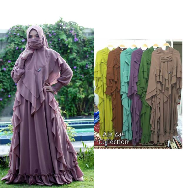 Gamis cerutu babydoll ORI ajezas
