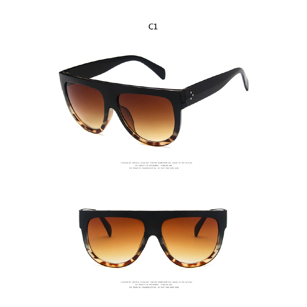 European and American large frame wild fashion trend men and women sunglasses