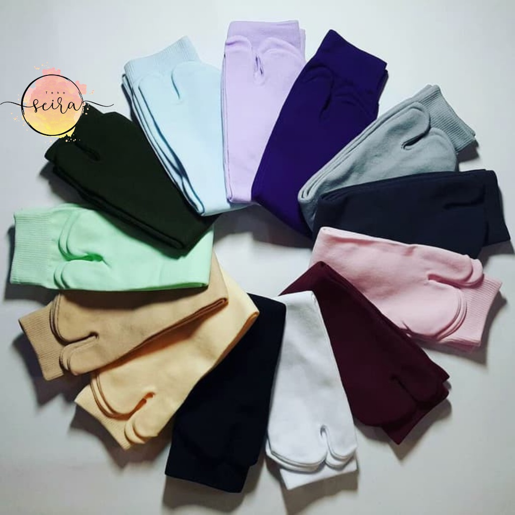 [BISA COD] Kaos Kaki Muslim / Kaos Kaki Jempol Polos / Kaos Kaki Muslimah Jempol / Kaus Kaki Muslimah Jempol