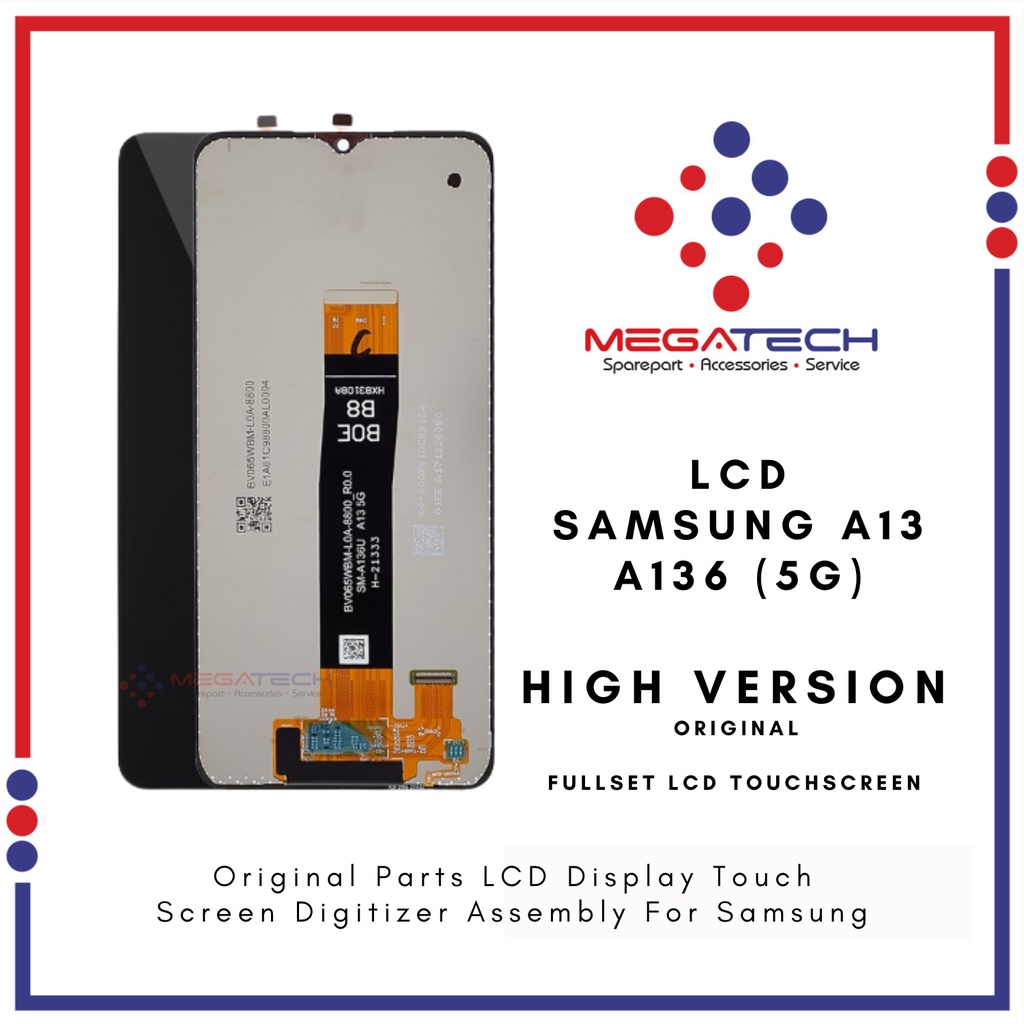 LCD Samsung A13 5G / A136 / A04S /A047 Fullset Touchscreen