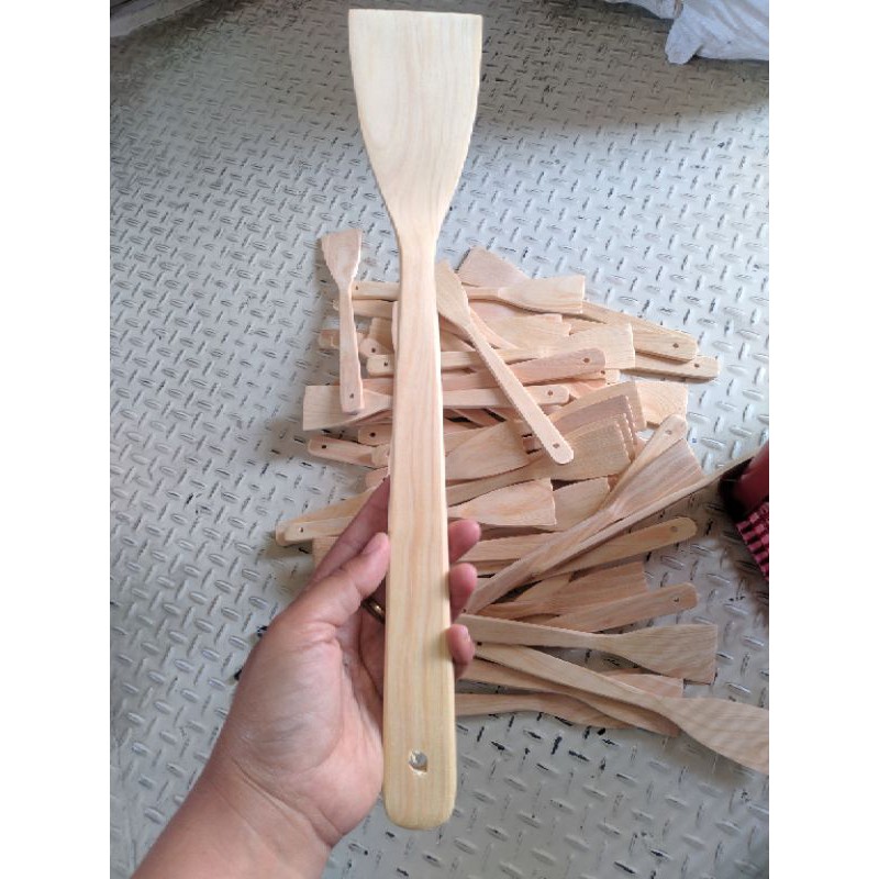 Sutil / Sendok / Spatula / Sodet Kayu Pinus P35 / SUTIL PINUS