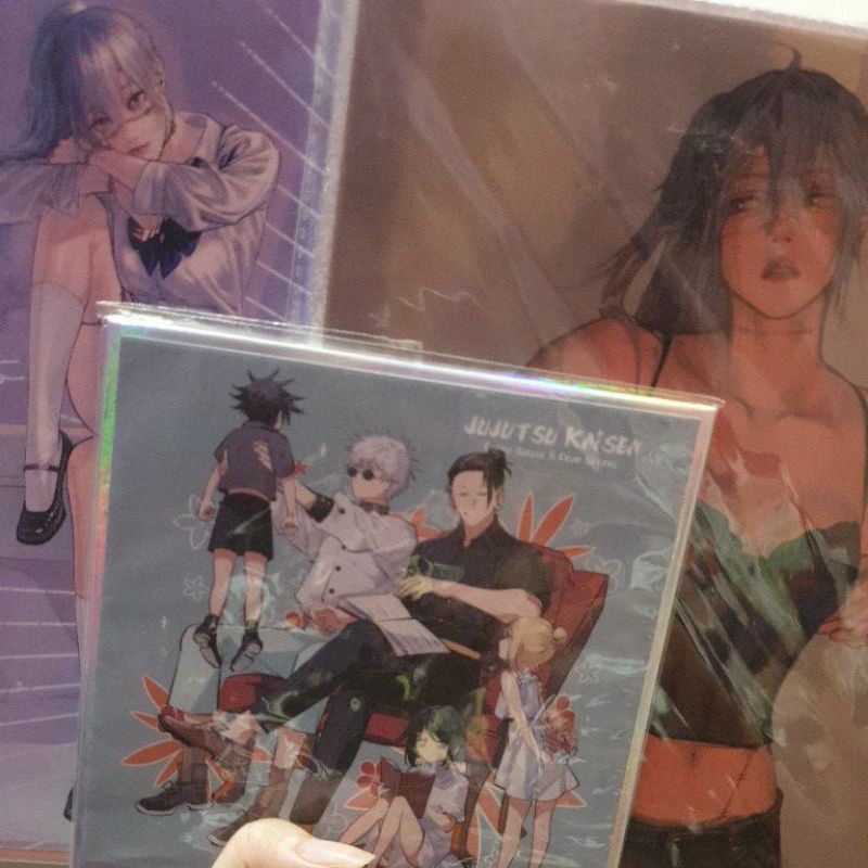 shikishi fem mahito satosugu family (+megumi)