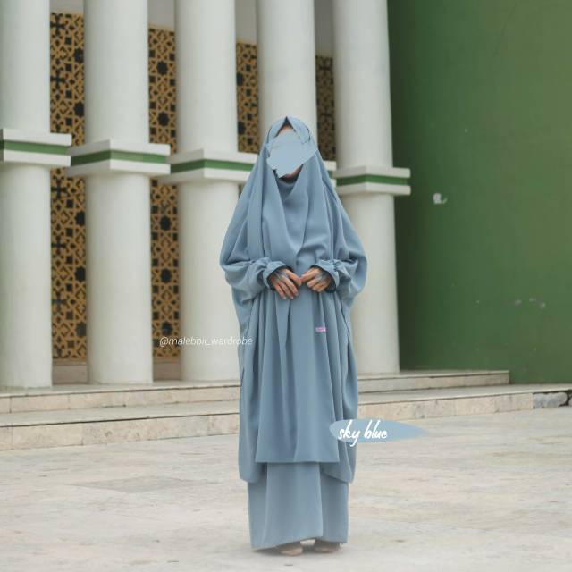 FRENCH KHIMAR . FRENCH KHIMAR RENDA . FRENCH KHIMAR MURAH SET BAHAN WOLFIS-2