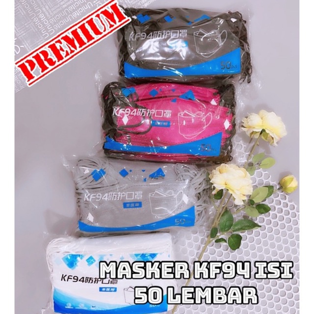 PREMIUM MASKER KF94 4PLY ISI 50PC