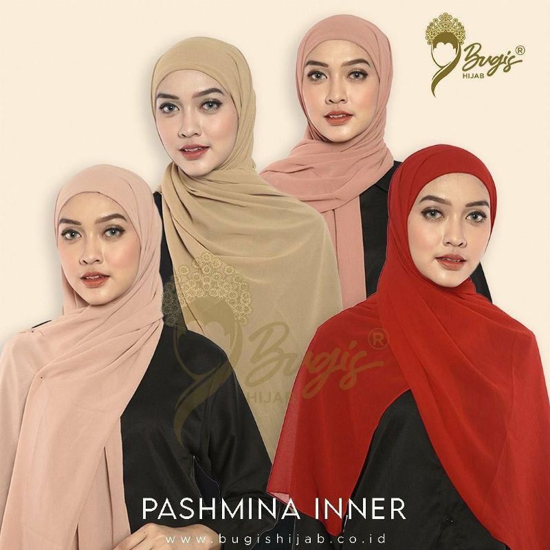 PASHMINA BANDANA INNER ORI BUGIS HIJAB
