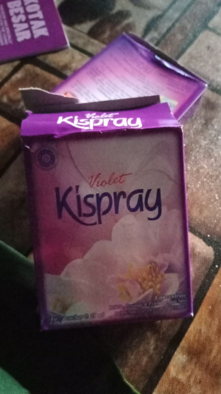 Kispray Sachet Violet/bluis/gold