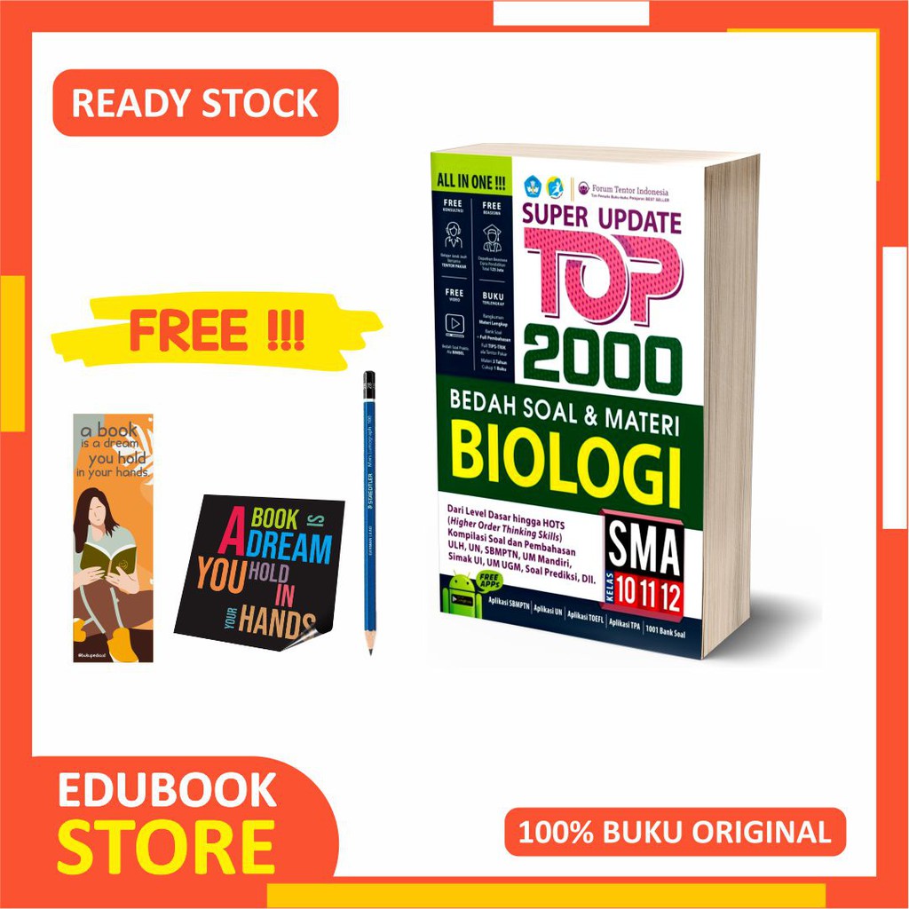 Jual BUKU BIOLOGI SMA SUPER TOP 2000 BEDAH SOAL DAN MATERI - FORUM ...