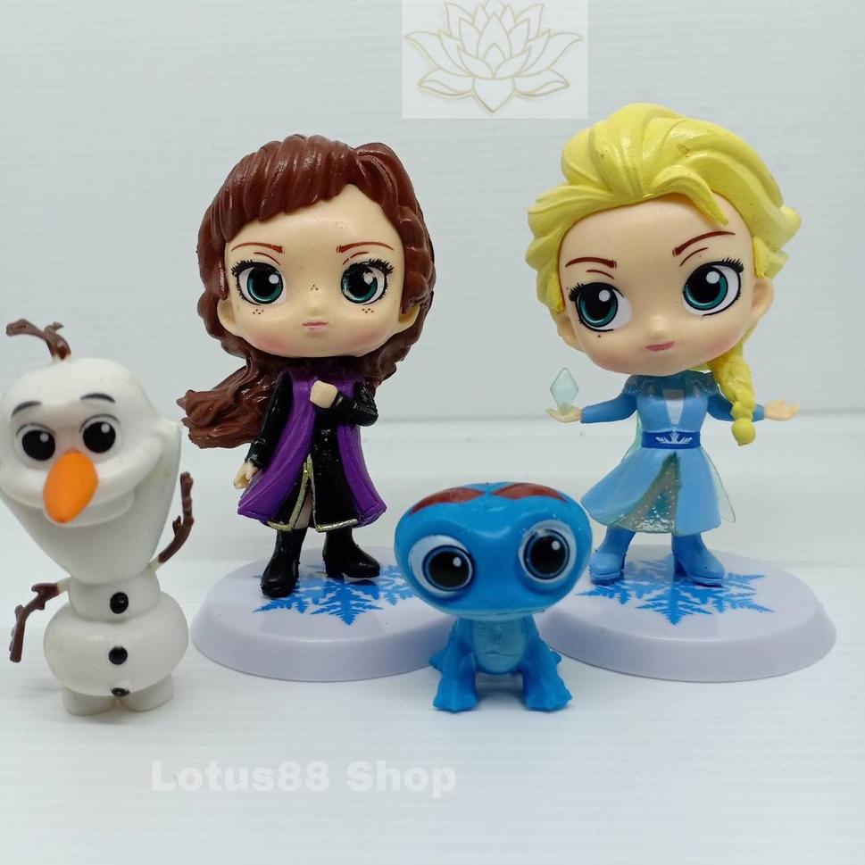 

Murah Figure Frozen 2 Set Isi 4 Pcs dan 5 Pcs Topper Kue Frozen Elsa Anna AMR