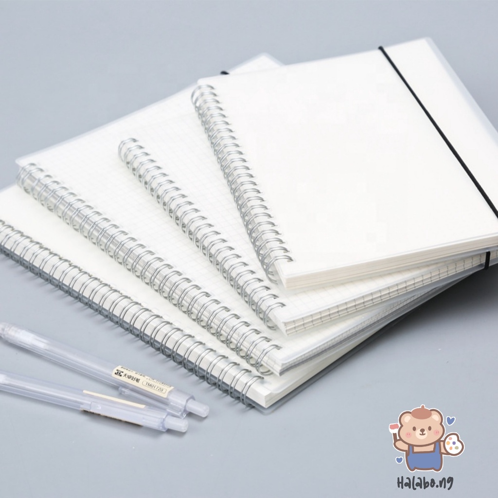 

Notebook A5 B5 Ring Spiral || Grid • Dot • Line • Plain || dotted garis polos