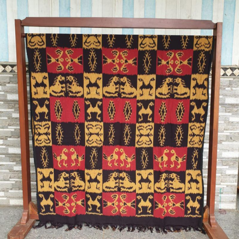 Kain Tenun Blanket ethnic halus NTT Premium - Gringsing | TA014