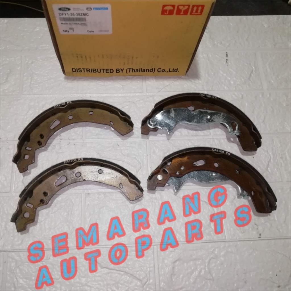 KAMPAS REM BELAKANG FORD FIESTA brake shoe ford fiesta mazda 2