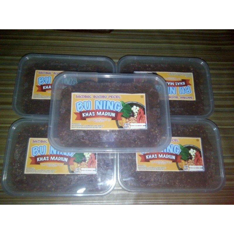 

Sambal Bumbu Pecel Bu Ning Khas Madiun..500 grm ( 1/2 KG )