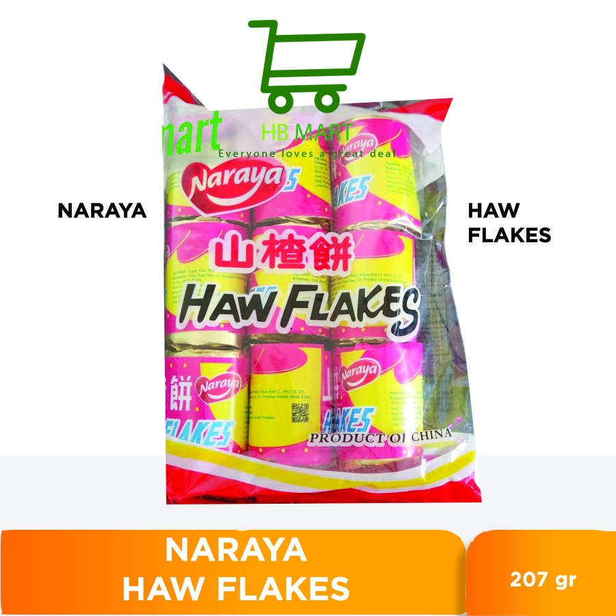 

Naraya haw flakes sanca 207 gr isi 9 pcs