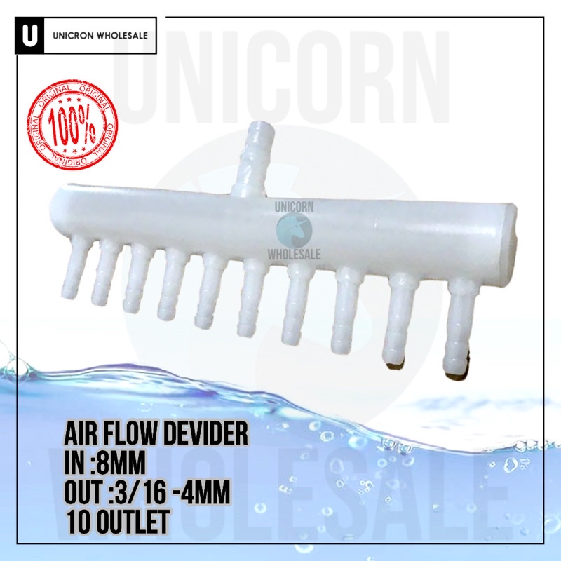AIRFLOW DEVIDER MANIFOLD PEMBAGI UDARA AERATOR 10 CABANG