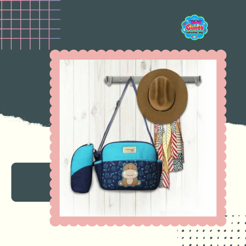 Tas Bayi Ukuran Kecil Dialogue Baby Hippo Series