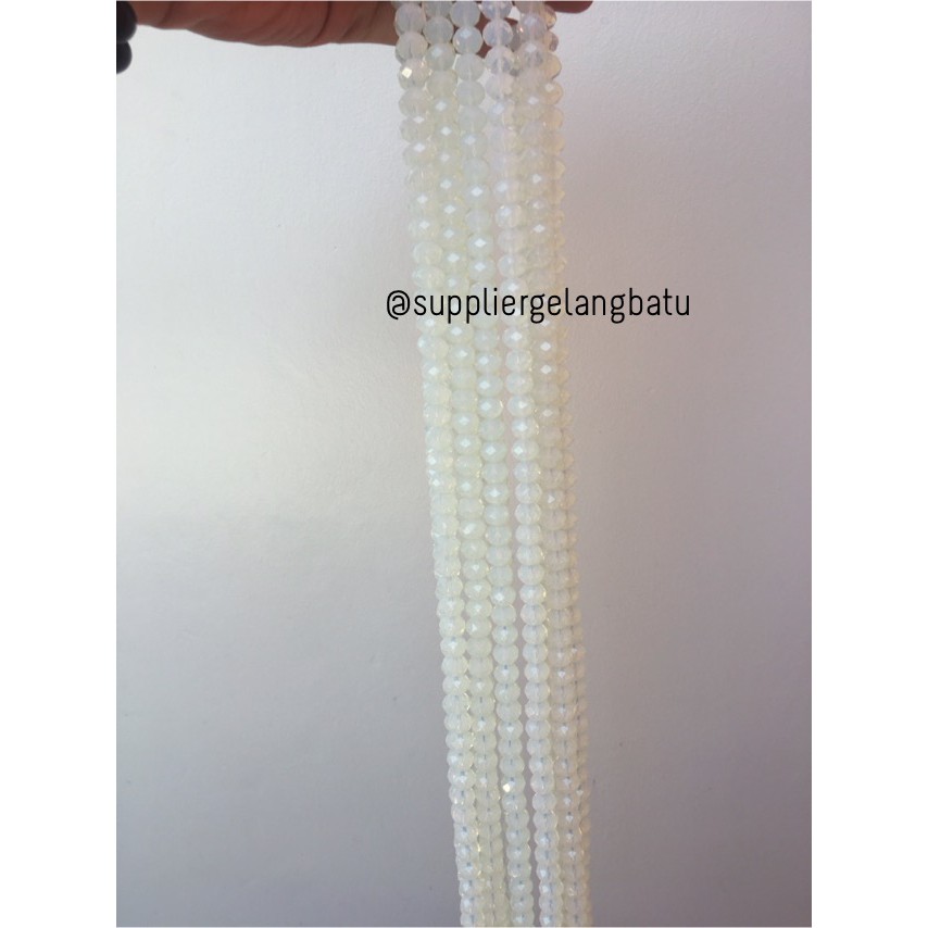 Crystal Ceko kilap 10mm barjad api moonstone opalite bahan perhiasan aksesoris supplier grosir craft